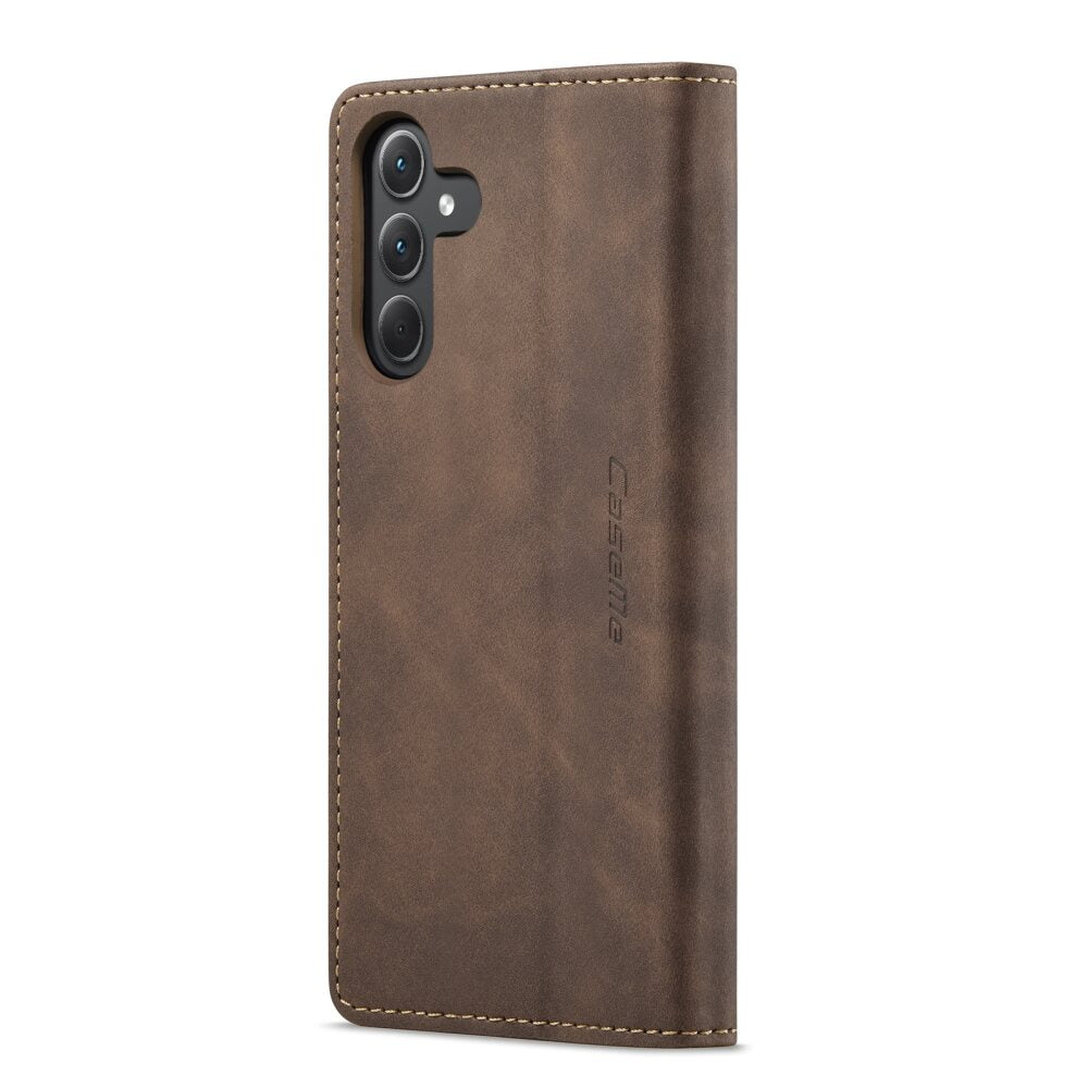 Samsung Galaxy A35 5G Case CaseMe 013 PU Leather Wallet - Coffee