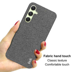 Samsung Galaxy A35 5G Case Cloth Texture - Dark Grey