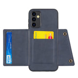 Samsung Galaxy A35 5G Case Double Buckle PU Leather - Blue