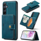 Samsung Galaxy A35 5G Case With Detachable Magnetic Wallet - Blue