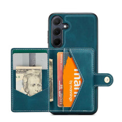 Samsung Galaxy A35 5G Case With Detachable Magnetic Wallet - Blue