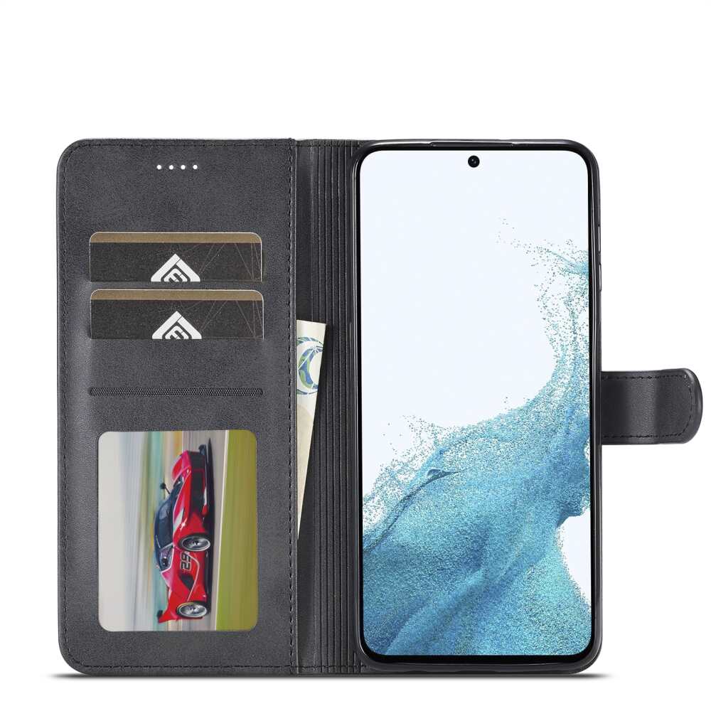Samsung Galaxy A35 5G Case LC.IMEEKE Calf Texture - Black