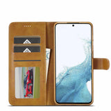 Samsung Galaxy A35 5G Case LC.IMEEKE PU Leather - Brown