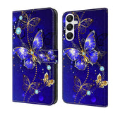 Samsung Galaxy A35 5G Case Protective PU Leather - Diamond Butterfly