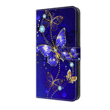 Samsung Galaxy A35 5G Case Protective PU Leather - Diamond Butterfly