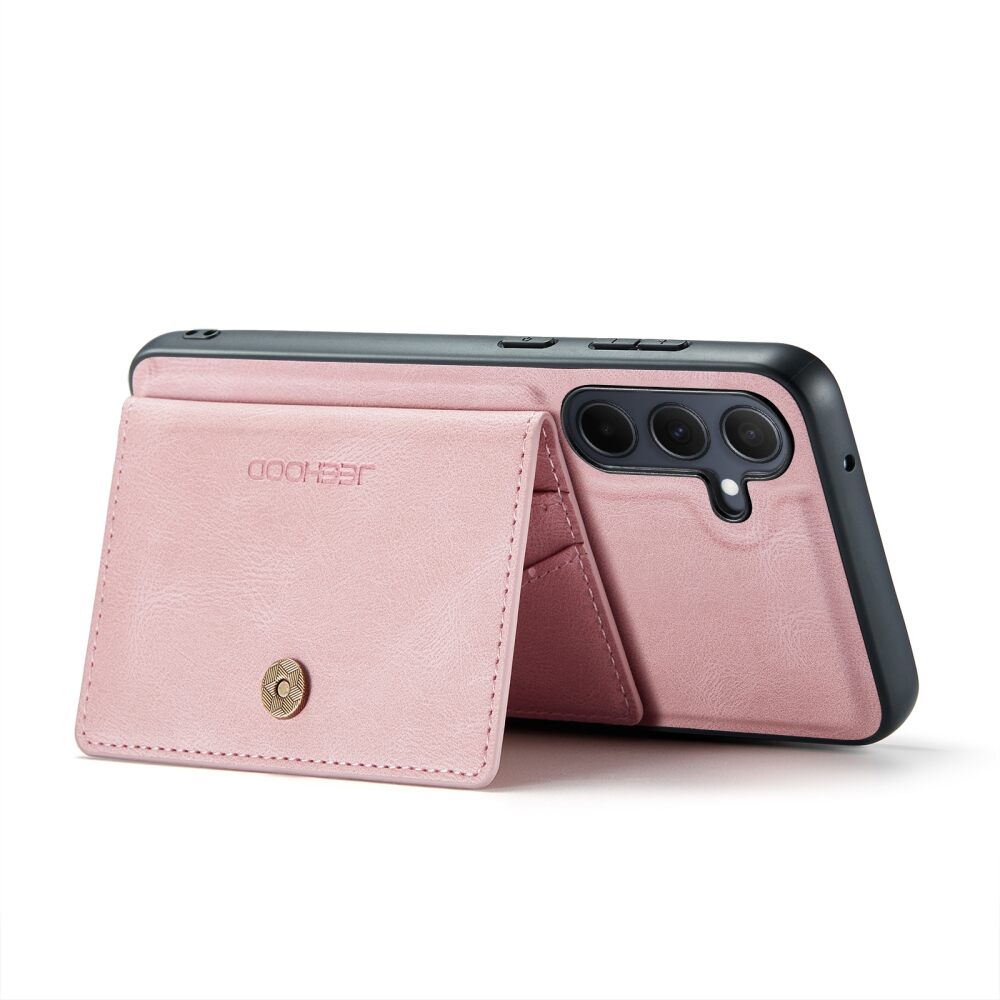 Samsung Galaxy A35 5G Case With Detachable Magnetic Wallet - Pink