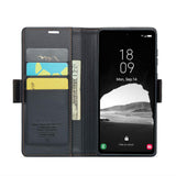 Samsung Galaxy A35 5G Case RFID Anti-theft PU Leather - Black