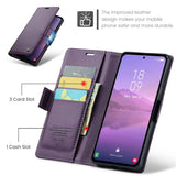 Samsung Galaxy A35 5G Case RFID Anti-theft PU - Pearly Purple