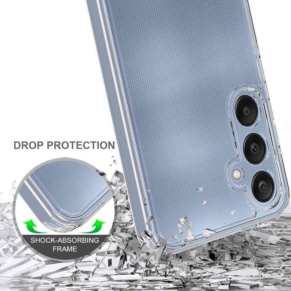 Samsung Galaxy A35 5G Case Scratchproof Acrylic and TPU - Transparent