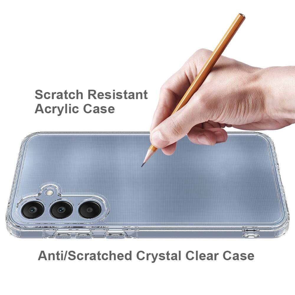 Samsung Galaxy A35 5G Case Scratchproof Acrylic and TPU - Transparent