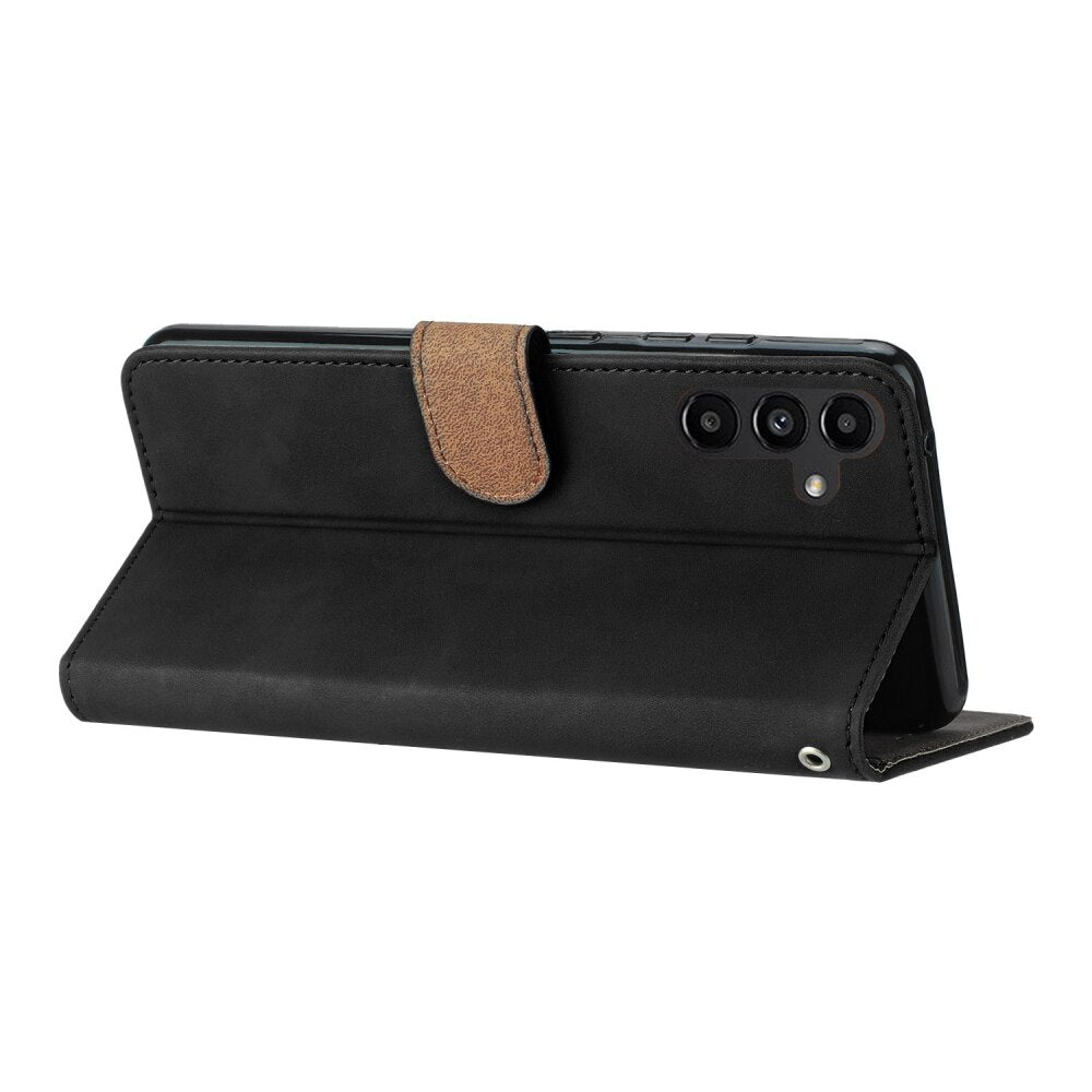 Samsung Galaxy A35 5G Case Seven Butterflies Wallet - Black