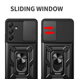 Samsung Galaxy A35 5G Case Sliding Camera Protector - Black