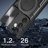 Samsung Galaxy A35 5G Case Sliding Camshield Magnetic Holder - Black