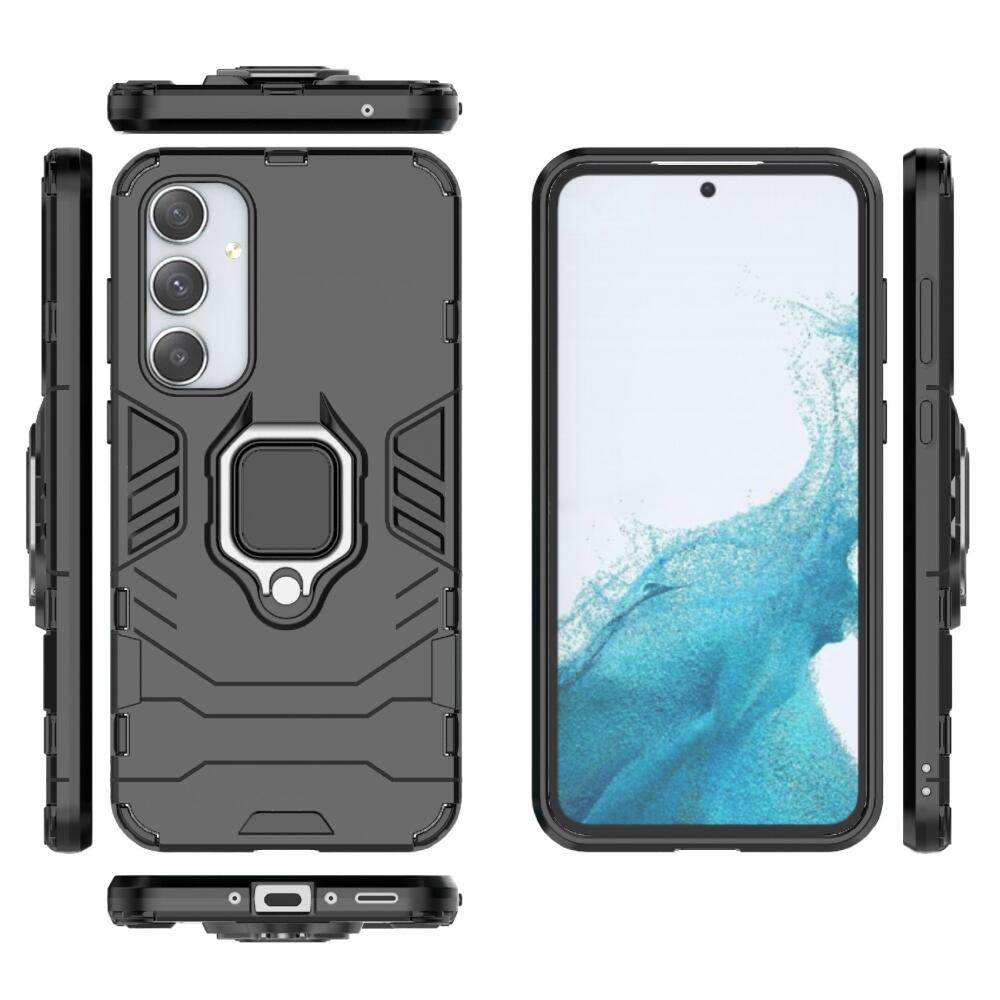 Samsung Galaxy A35 5G Case With Magnetic Ring Holder - Black