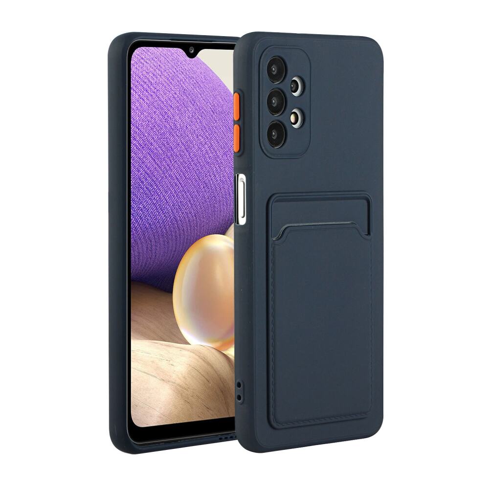 Samsung Galaxy A52 5G Case With Card Slot Made With TPU - Dark Blue