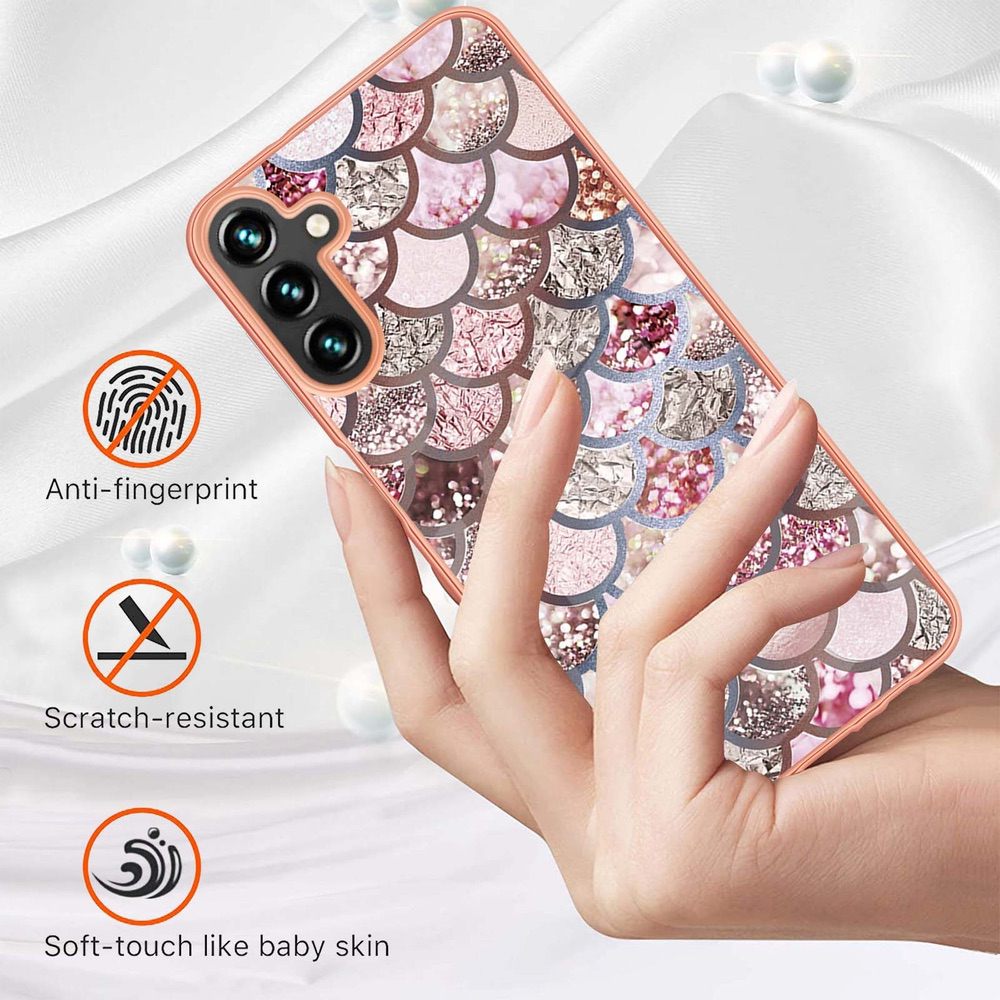 Samsung Galaxy A54 5G Case Electroplating Pattern IMD TPU