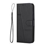 Samsung Galaxy A54 5G Case Stitching Calf Texture - Black