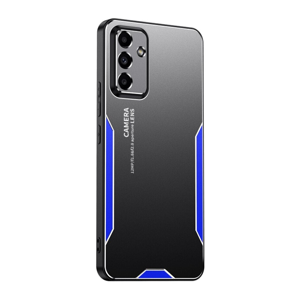 Samsung Galaxy A55 5G Case Blade Series TPU Hybrid Metal - Blue