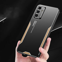 Samsung Galaxy A55 5G Case Blade Series TPU Hybrid Metal - Blue