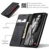 Samsung Galaxy A55 5G Case CaseMe 013 PU Leather Wallet - Black