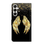 Samsung Galaxy A55 5G Case Crystal 3D Protective - Golden Wings