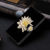 Samsung Galaxy A55 5G Case Crystal 3D Shockproof - White Flower