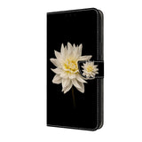 Samsung Galaxy A55 5G Case Crystal 3D Shockproof - White Flower