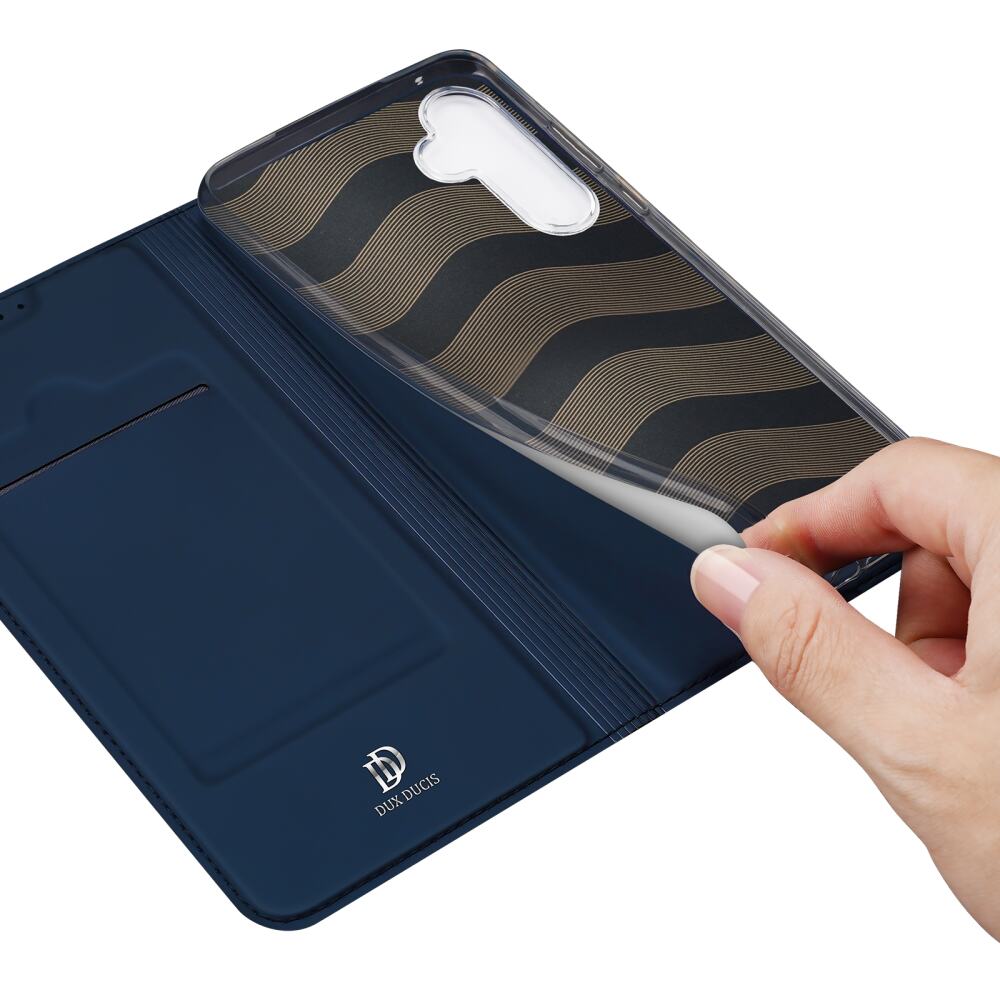 Samsung Galaxy A55 5G Case DUX DUCIS PU Leather - Blue