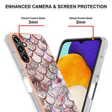 Samsung Galaxy A55 5G Case Electroplating IMD TPU - Pink Scales