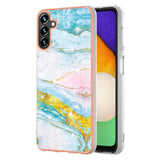 Samsung Galaxy A55 5G Case Electroplating Marble - Green