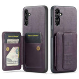 Samsung Galaxy A55 5G Case Fierre Shann Card Holder - Purple