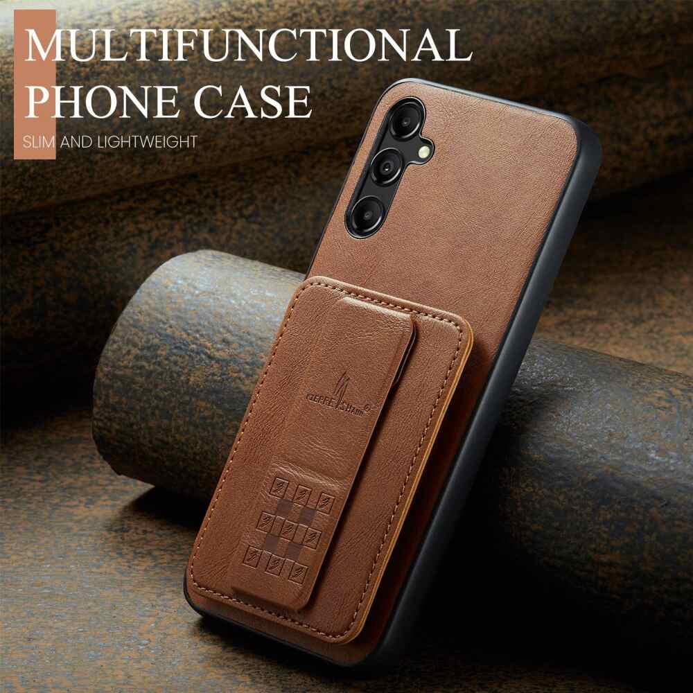 Samsung Galaxy A55 5G Case Fierre Shann Oil Wax Cow - Brown