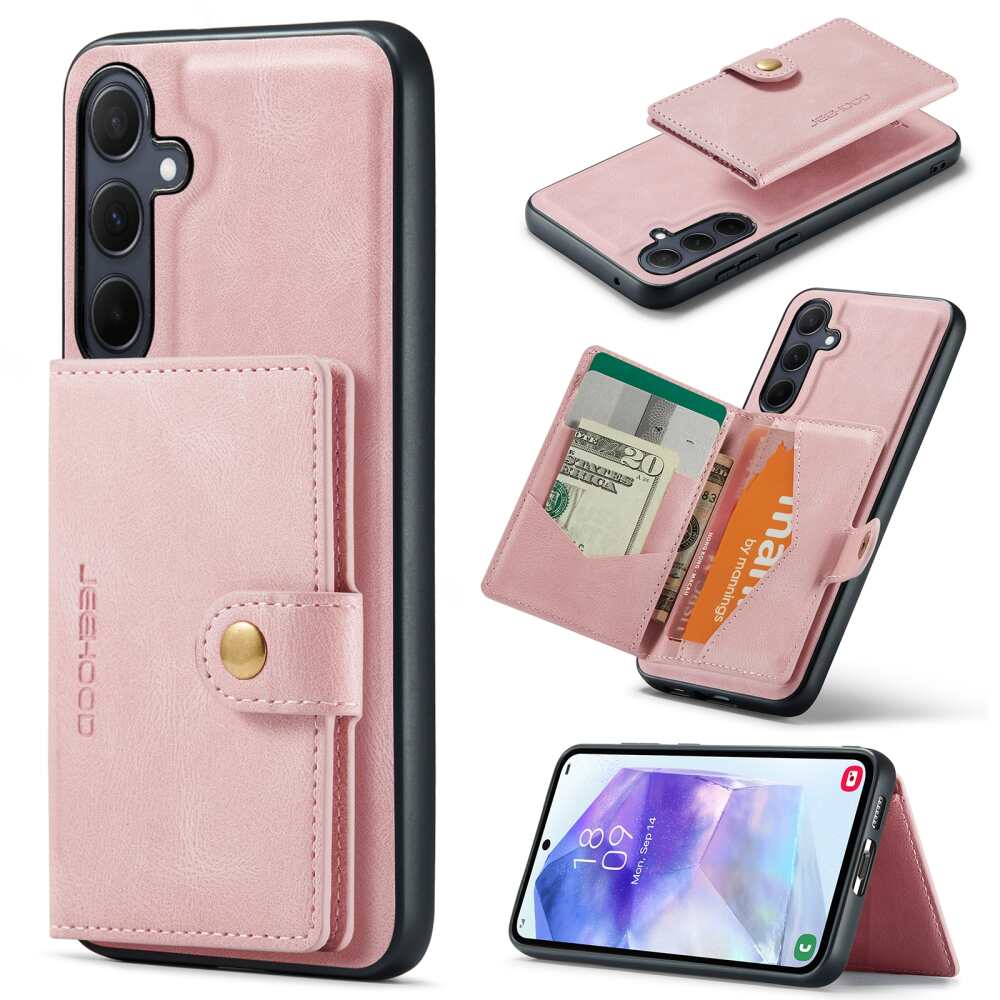Samsung Galaxy A55 5G Case JEEHOOD J01 Detachable - Pink