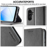 Samsung Galaxy A55 5G Case LC.IMEEKE Calf Texture - Grey