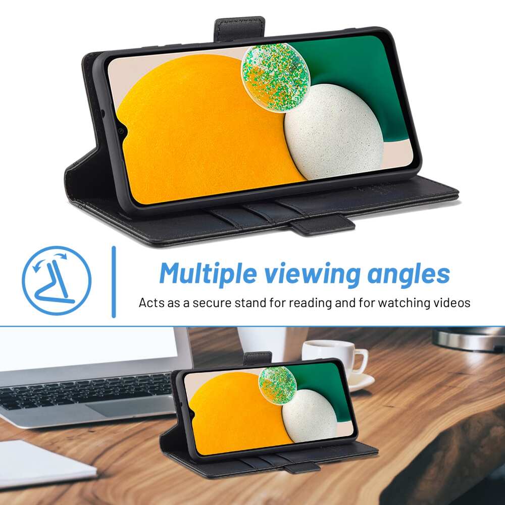 Samsung Galaxy A55 5G Case LC.IMEEKE Skin-friendly - Black