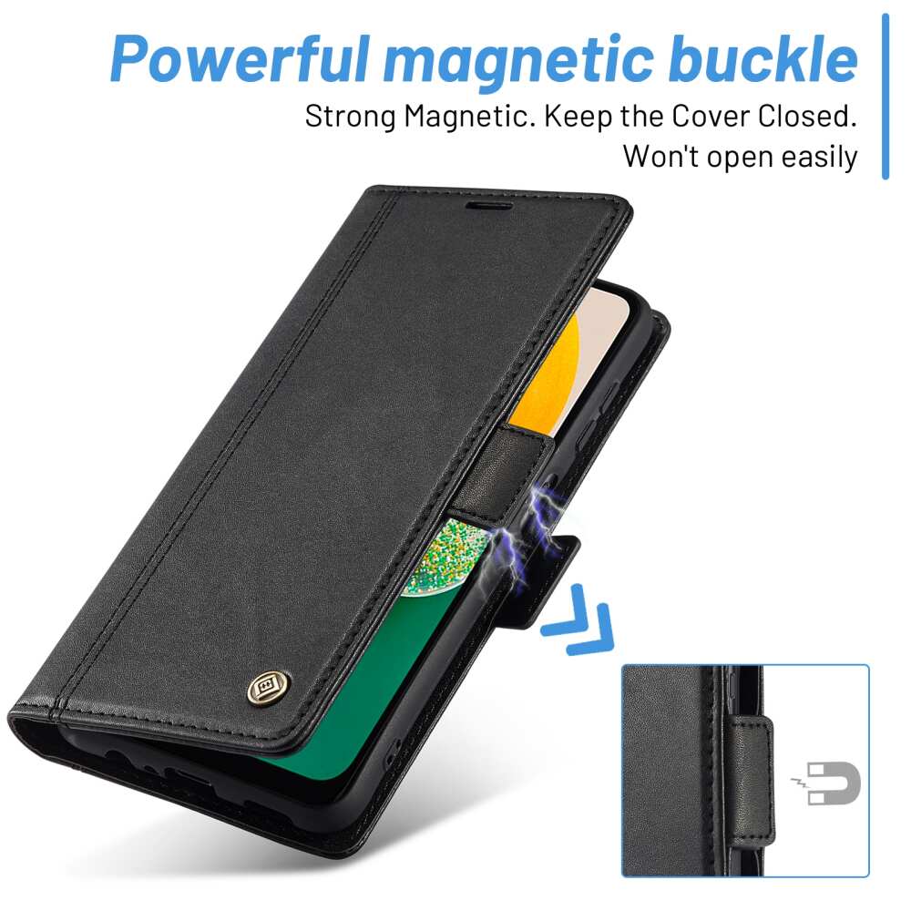 Samsung Galaxy A55 5G Case LC.IMEEKE Skin-friendly - Black