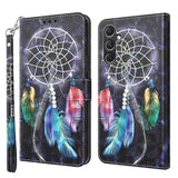 Samsung Galaxy A55 5G Case Painted PU Leather - Colorful Dreamcatcher