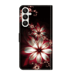 Samsung Galaxy A55 5G Case Protective PU Leather - Fantastic Flower