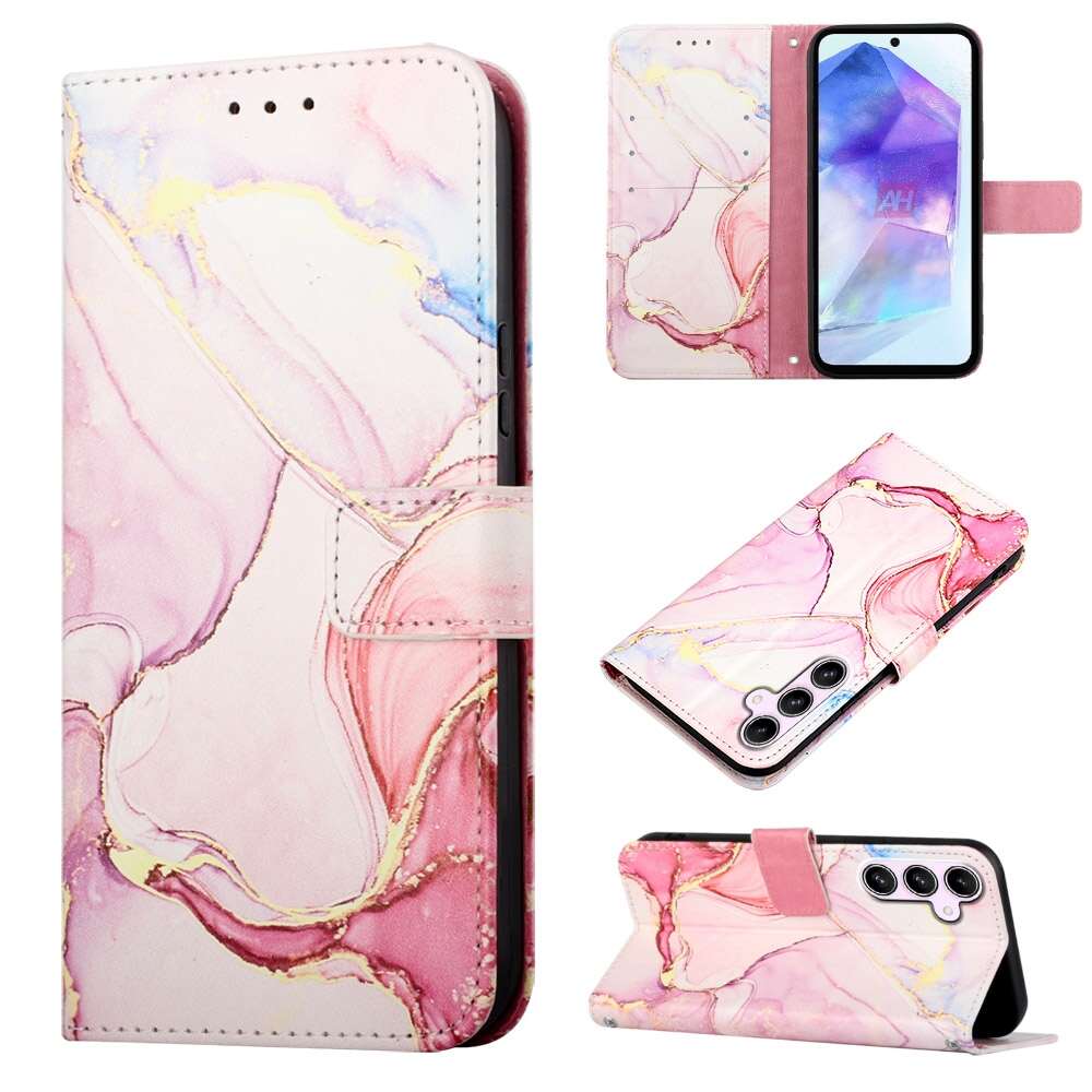 Samsung Galaxy A55 5G Case PT003 Marble Pattern - Rose Gold