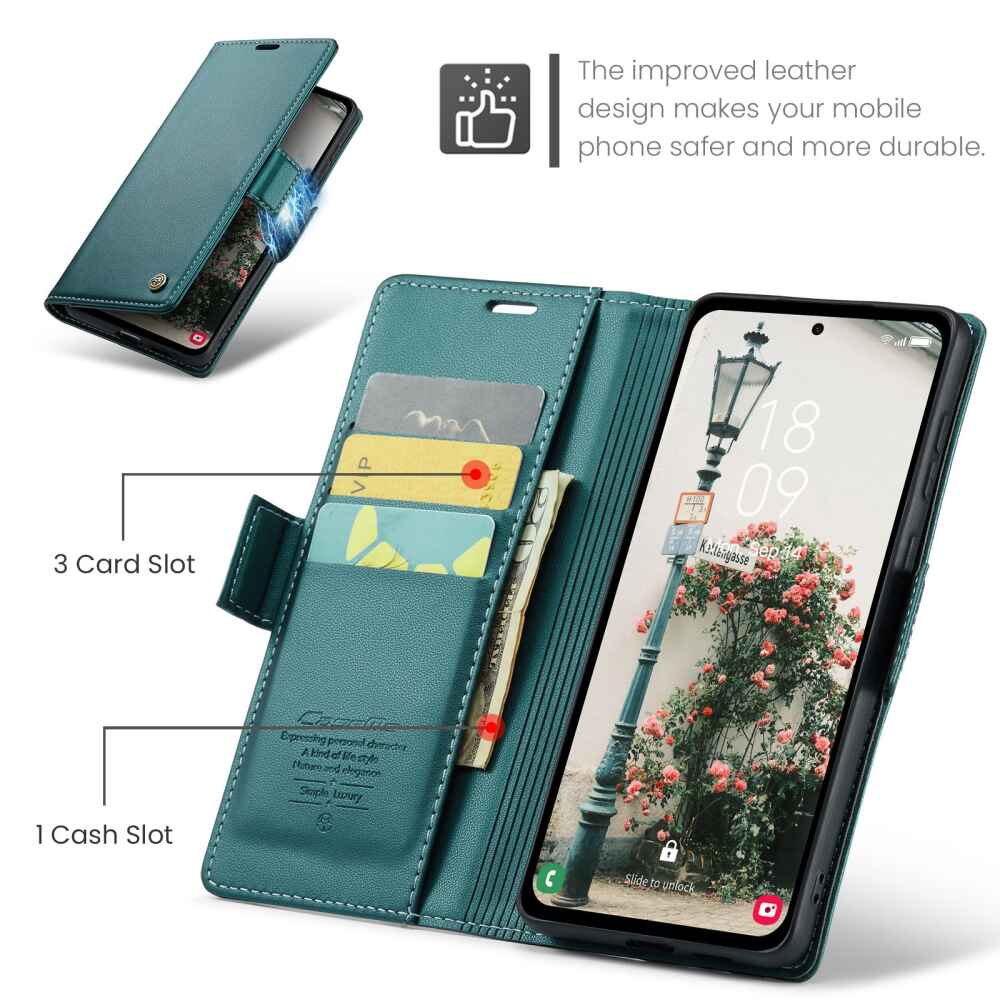 Samsung Galaxy A55 5G Case RFID Anti-theft - Pearly Blue