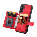 Samsung Galaxy A55 5G Case RFID Anti-theft PU Leather - Red