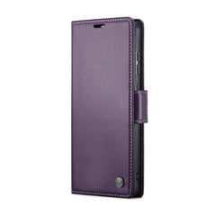 Samsung Galaxy A55 5G Case RFID Anti-theft Wallet - Pearly Purple