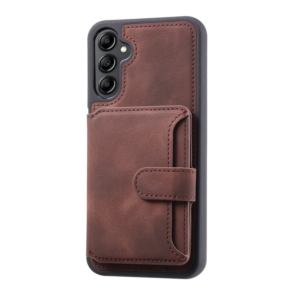 Samsung Galaxy A55 5G Case Skin Feel PU Leather - Coffee