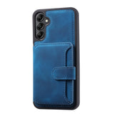 Samsung Galaxy A55 5G Case Skin Feel PU Leather - Peacock Blue
