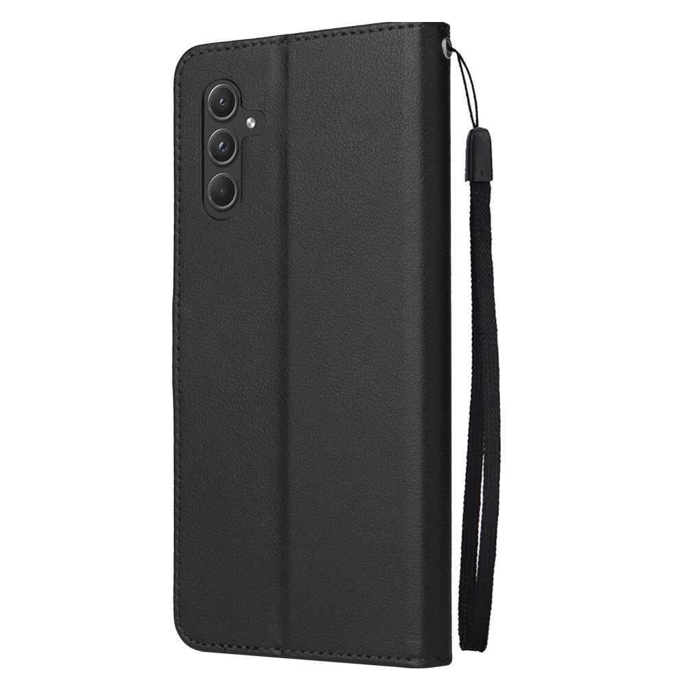Samsung Galaxy A55 5G Case Three Card PU Leather Flip - Black