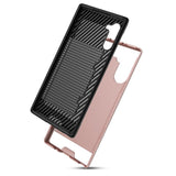 Samsung Galaxy Note 10 Case Brushed Texture Shockproof Protective - Black