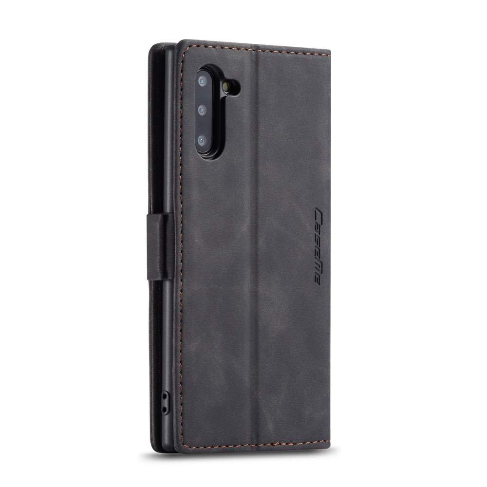 Samsung Galaxy Note 10 Case PU Leather With Card Slots - Black