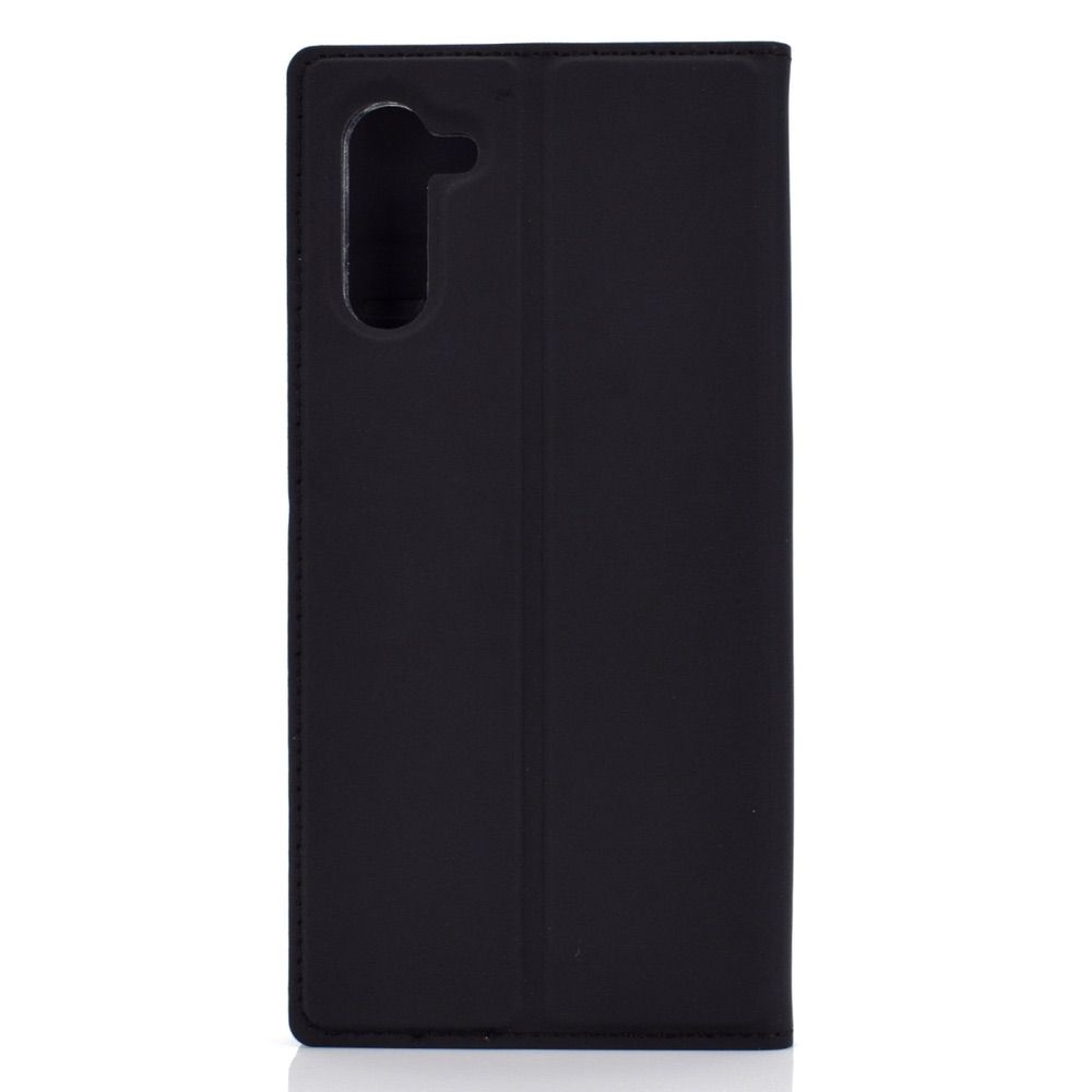 Samsung Galaxy Note 10 Case Ultra-thin PU Leather Wallet - Black