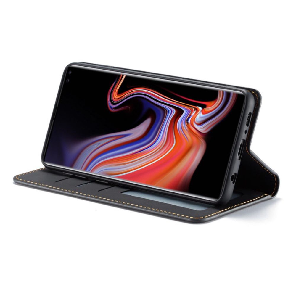 Samsung Galaxy S10 Plus Case PU Leather Wallet - Black