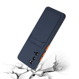 Samsung Galaxy S20 Case With Card Slot Made With TPU - Dark Blue